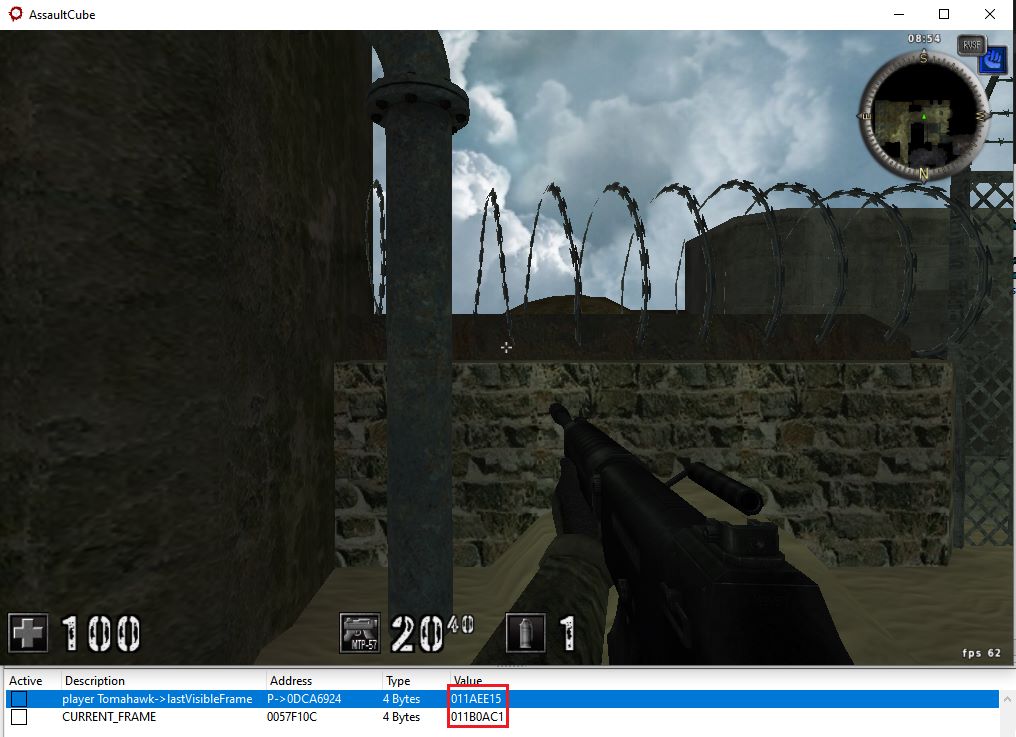AssaultCube cheatengine notvisible