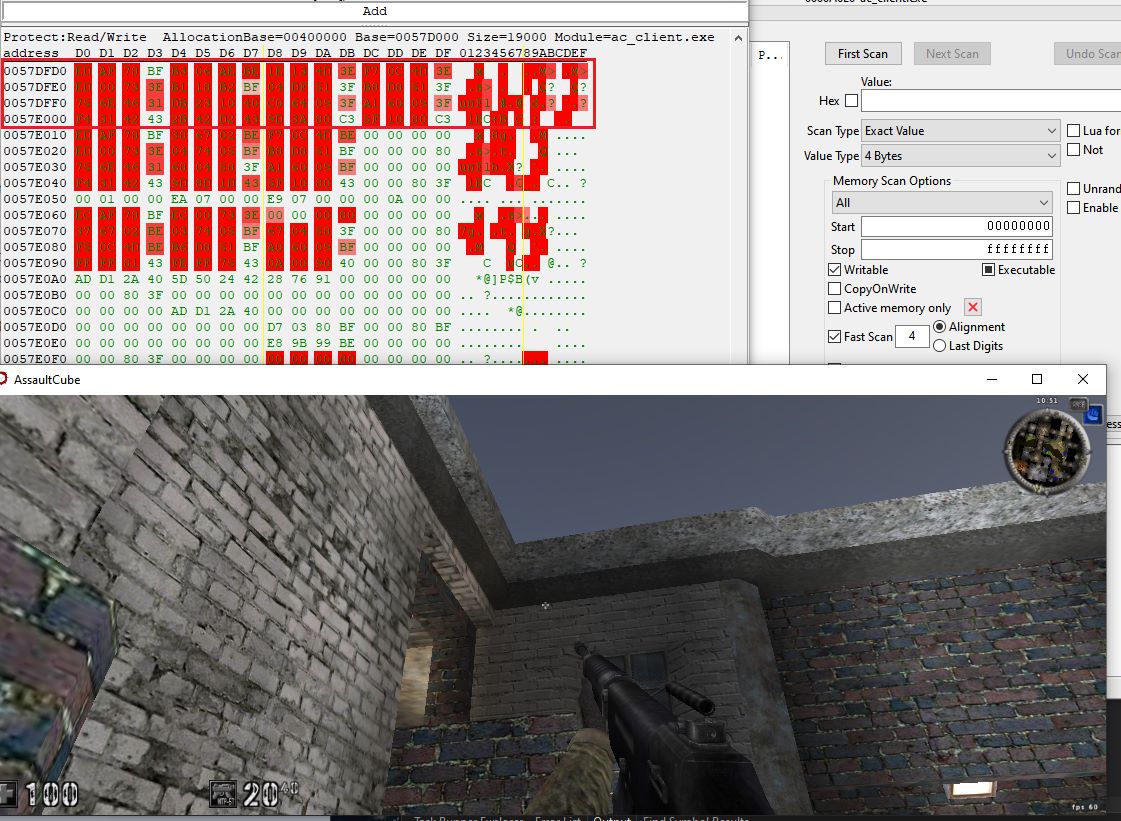 AssaultCube cheatengine viewmatrix
